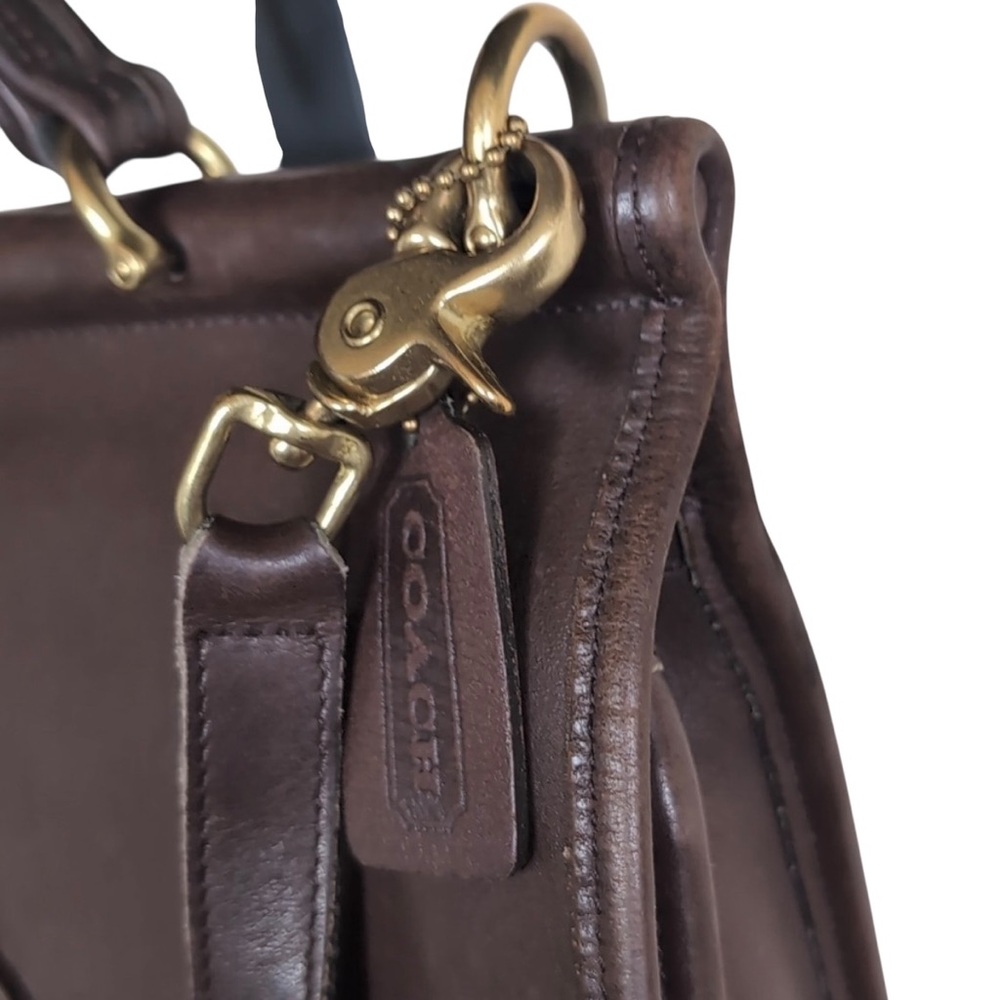 Vintage Coach Willis 2227 Satchel Crossbody Handbag brown - Picture 4 of 14